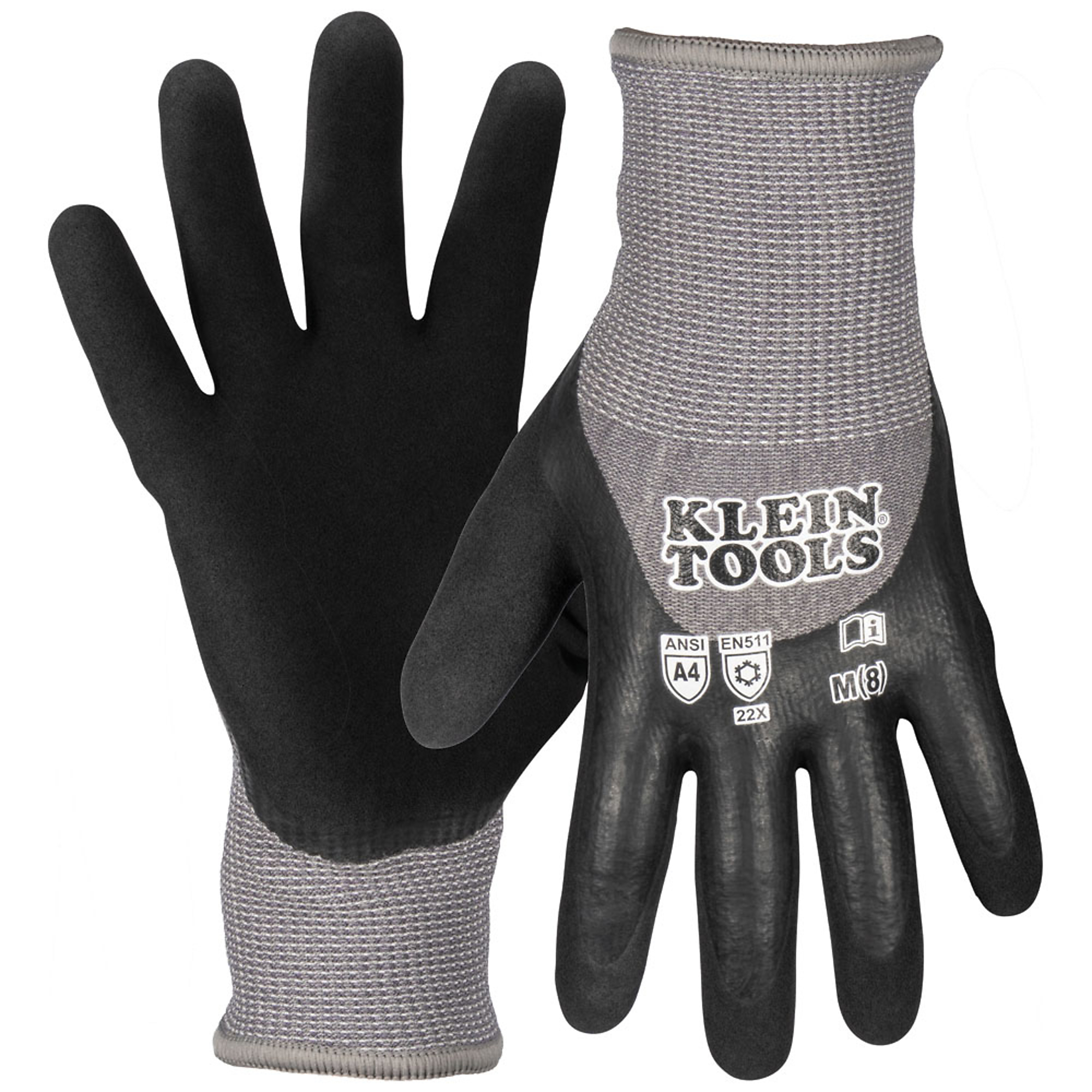 Winter Knit Dipped Gloves, Cut Level A4, Touchscre, Model# 60838